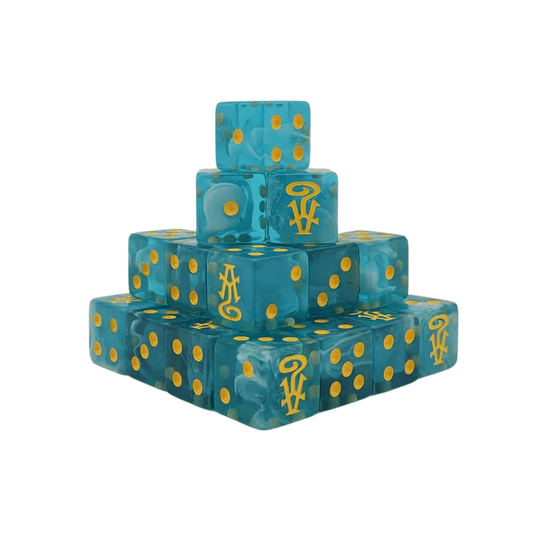 High Elves Dice 16mm Square (25 Stück)-Baron of Dice-Radaddel