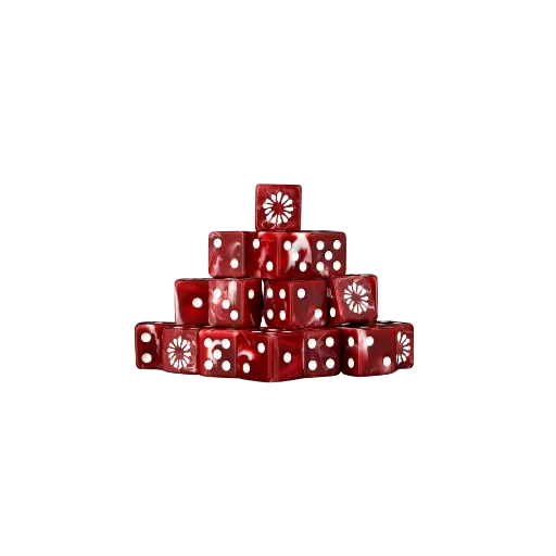 Bloody Maw Dice 16mm Square (25 Stück)-Baron of Dice-Radaddel