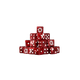 Bloody Maw Dice 16mm Square (25 Stück)-Baron of Dice-Radaddel