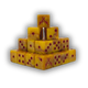 Men of the East Gold Swirl Dice 16mm Square (25 Stück)-Baron of Dice-Radaddel