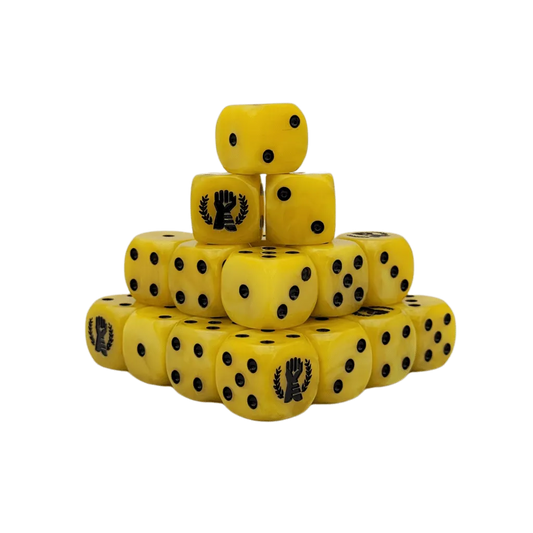Almighty Fists 2 Dice 16mm Round (25 Stück)-Baron of Dice-Radaddel