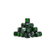 Green Coffin Dice 16mm Round (25 Stück)-Baron of Dice-Radaddel