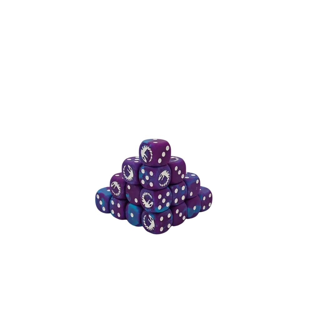 Spiked Serpent Dice 16mm Round (25 Stück)-Baron of Dice-Radaddel