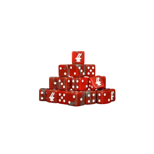 Drone Red Dice 16mm Square (25 Stück)-Baron of Dice-Radaddel