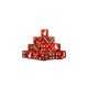 Drone Red Dice 16mm Square (25 Stück)-Baron of Dice-Radaddel