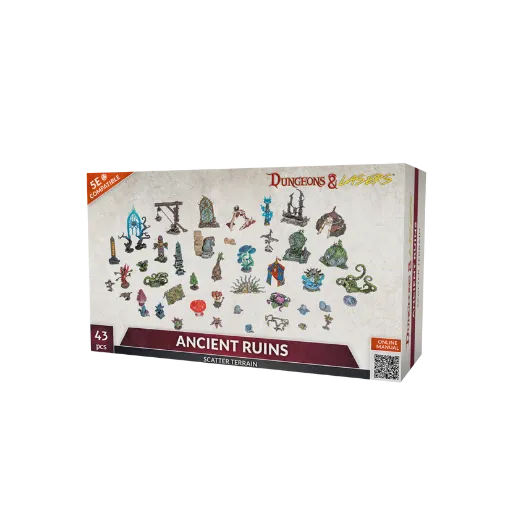 Dungeons & Lasers: Ancient Ruins Scatter Terrain-Archon Studio-Radaddel