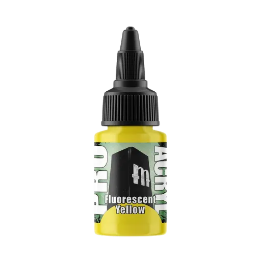 Pro Acryl Fluorescent Yellow (22ml)-Monument Hobbies-Radaddel