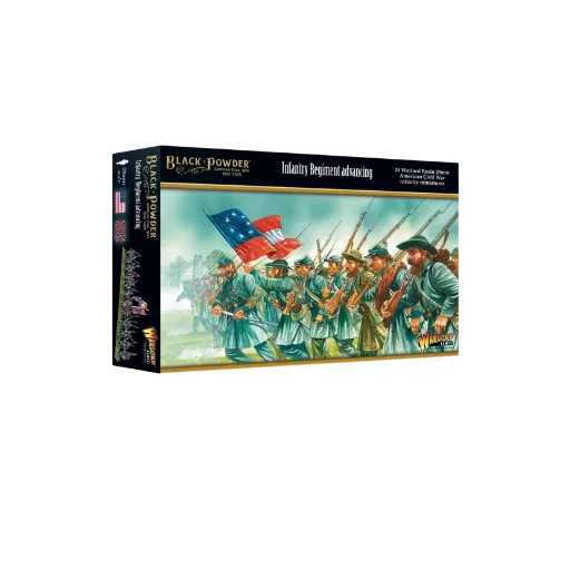American Civil War: Infantry Regiment Advancing-Warlord Games-Radaddel