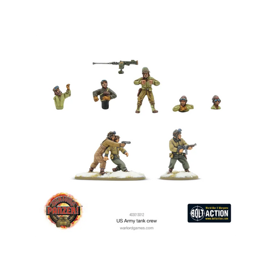 Achtung Panzer! US Army Tank Crew-Warlord Games-Radaddel