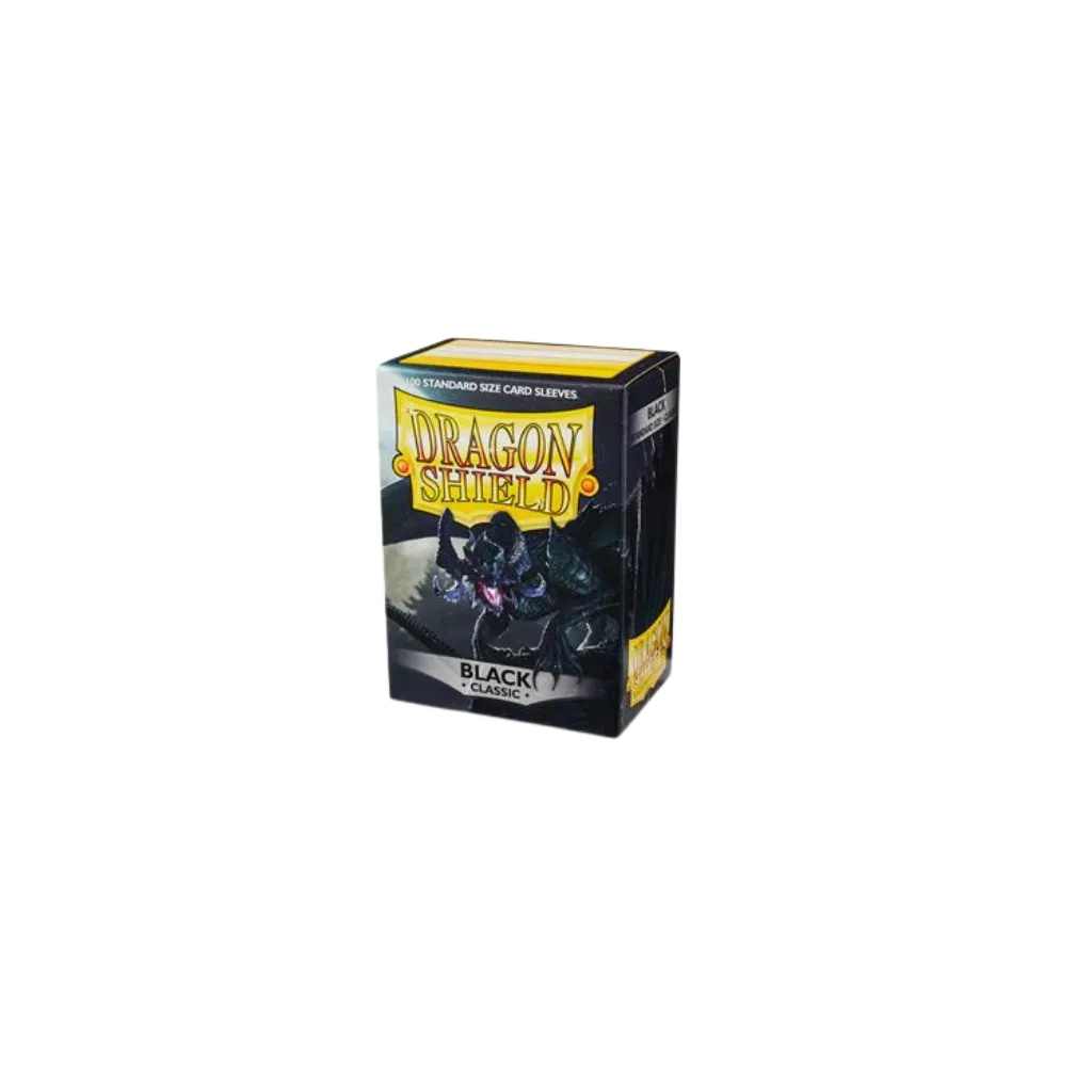 Dragon Shield Standard Sleeves - Black (100 Sleeves)-Arcane Tinmen-Radaddel