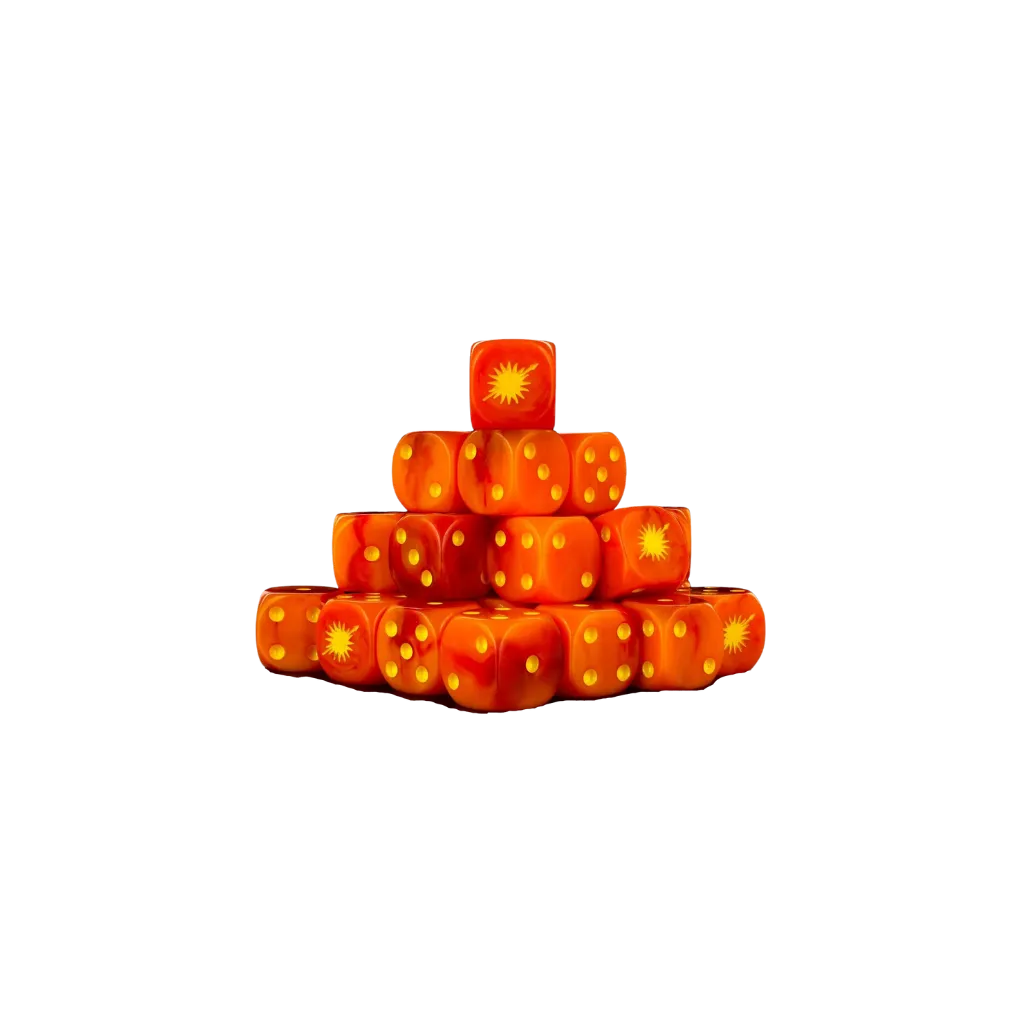 Sun Spear Round 16mm (25 Stück)-Baron of Dice-Radaddel