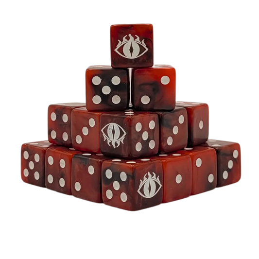 Evil Eye Square 16mm (25 Stück)-Baron of Dice-Radaddel