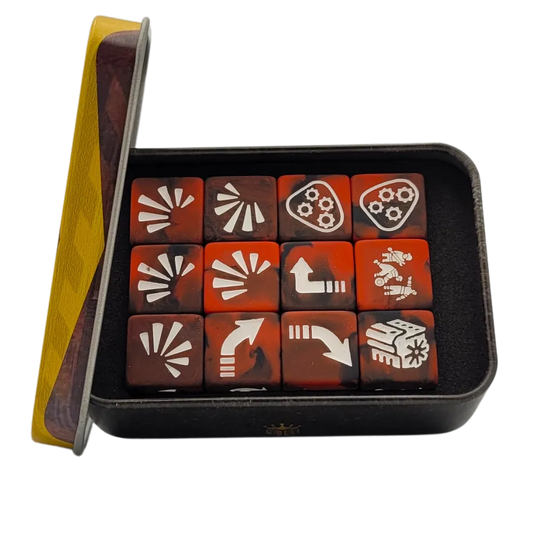 Vehicle Dice Set - Bloody Wreck-Baron of Dice-Radaddel