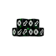 Scatter Dice Black Green Square (5 Stück)-Baron of Dice-Radaddel
