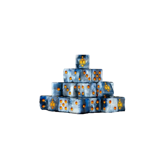 Warrior Knights Golden Tome Square 16mm (25 Stück)-Baron of Dice-Radaddel
