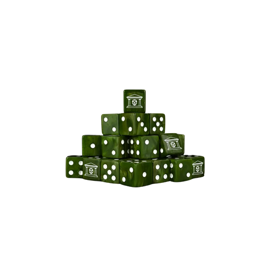 Military Gate Green Square 16mm (25 Stück)-Baron of Dice-Radaddel