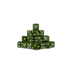 Military Gate Green Square 16mm (25 Stück)-Baron of Dice-Radaddel