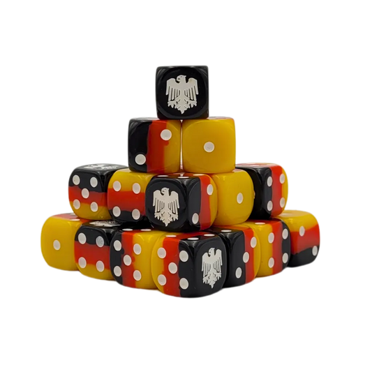 Germany Round 16mm (25 Stück)-Baron of Dice-Radaddel