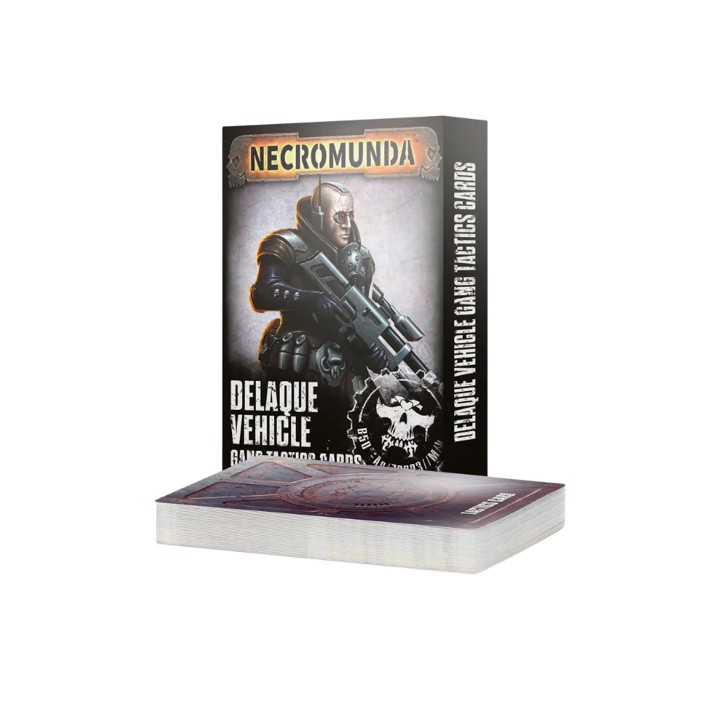 Necromunda: Delaque Vehicle Gang Tactics Cards-Games Workshop-Radaddel