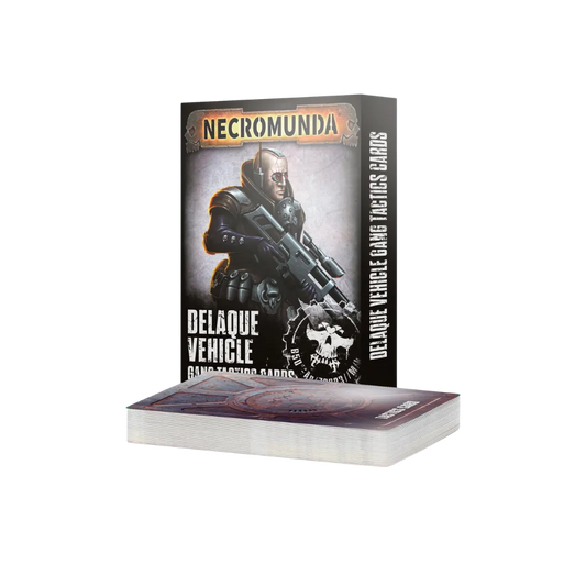 Necromunda: Delaque Vehicle Gang Tactics Cards-Games Workshop-Radaddel
