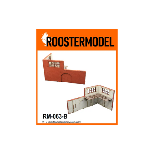 WTC Backstein Gebäude S Zugemauert-Roostermodel-Radaddel