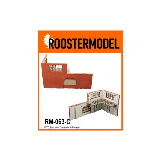 WTC Backstein Gebäude S (Fenster)-Roostermodel-Radaddel