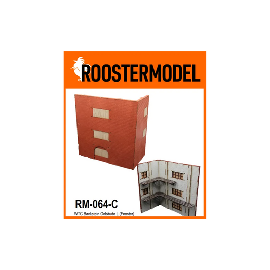 WTC Backstein Gebäude L (Fenster)-Roostermodel-Radaddel