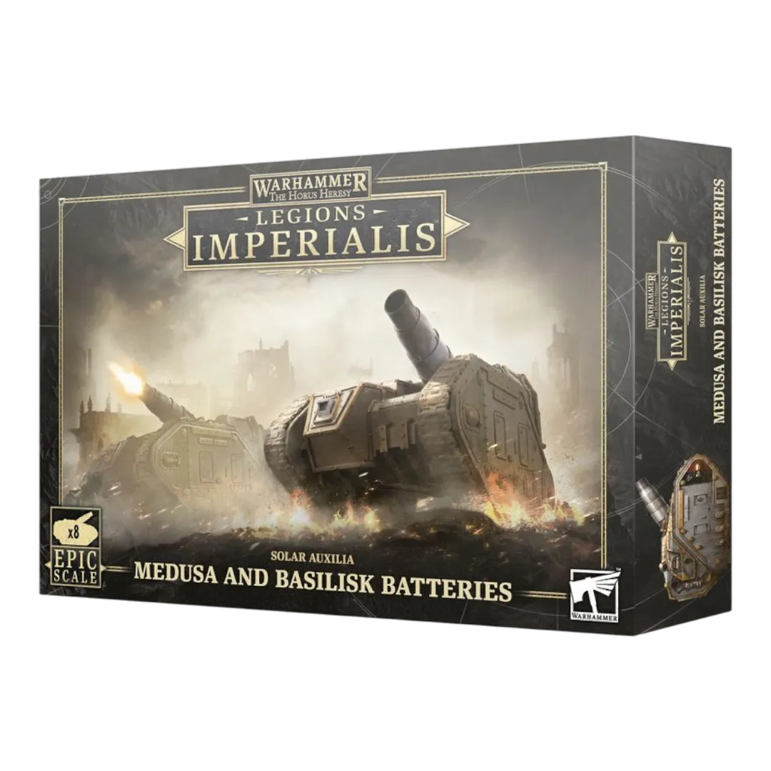Legions Imperialis: Solar Auxilia Basilisks/Medusas-Games Workshop-Radaddel