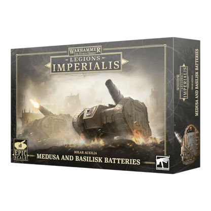 Legions Imperialis: Solar Auxilia Basilisks/Medusas-Games Workshop-Radaddel