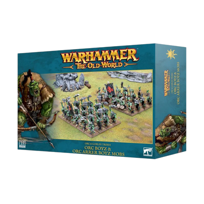 Orc & Goblin: Orc Boyz & Orc Arrer Boyz Mobs-Games Workshop-Radaddel