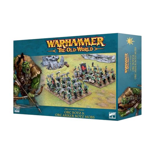 Orc & Goblin: Orc Boyz & Orc Arrer Boyz Mobs-Games Workshop-Radaddel