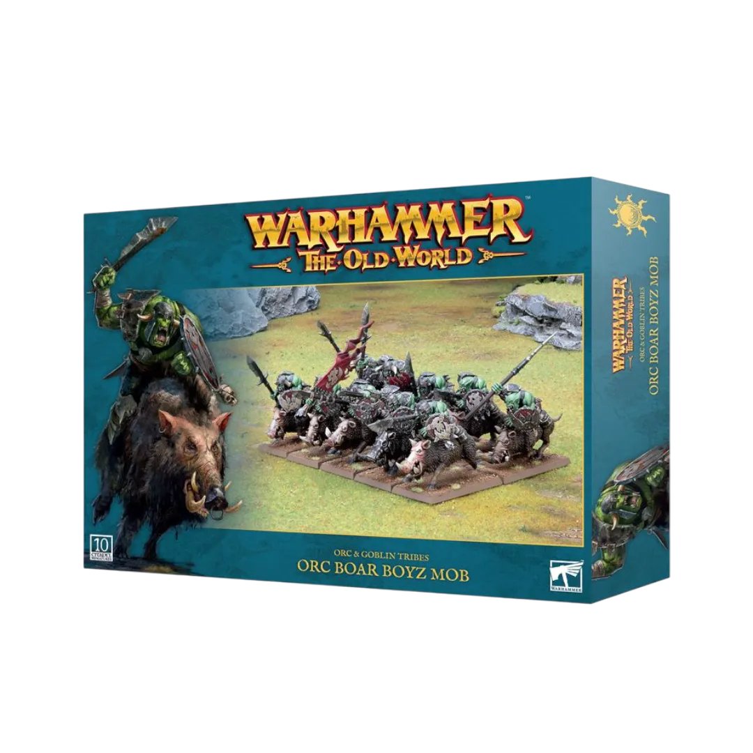 Orc & Goblin: Orc Boar Boyz Mob-Games Workshop-Radaddel