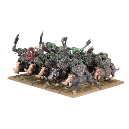 Orc & Goblin: Orc Boar Boyz Mob-Games Workshop-Radaddel