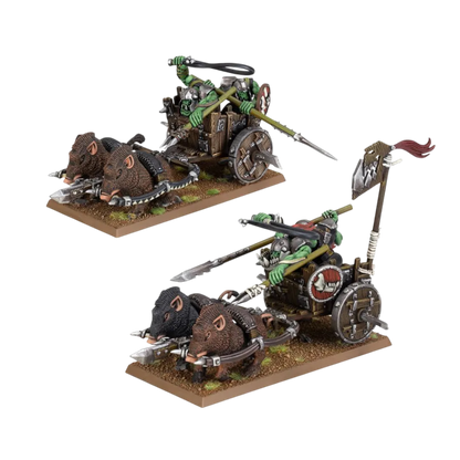 Orc & Goblin: Orc Boar Chariots-Games Workshop-Radaddel