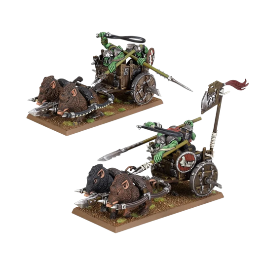 Orc & Goblin: Orc Boar Chariots-Games Workshop-Radaddel