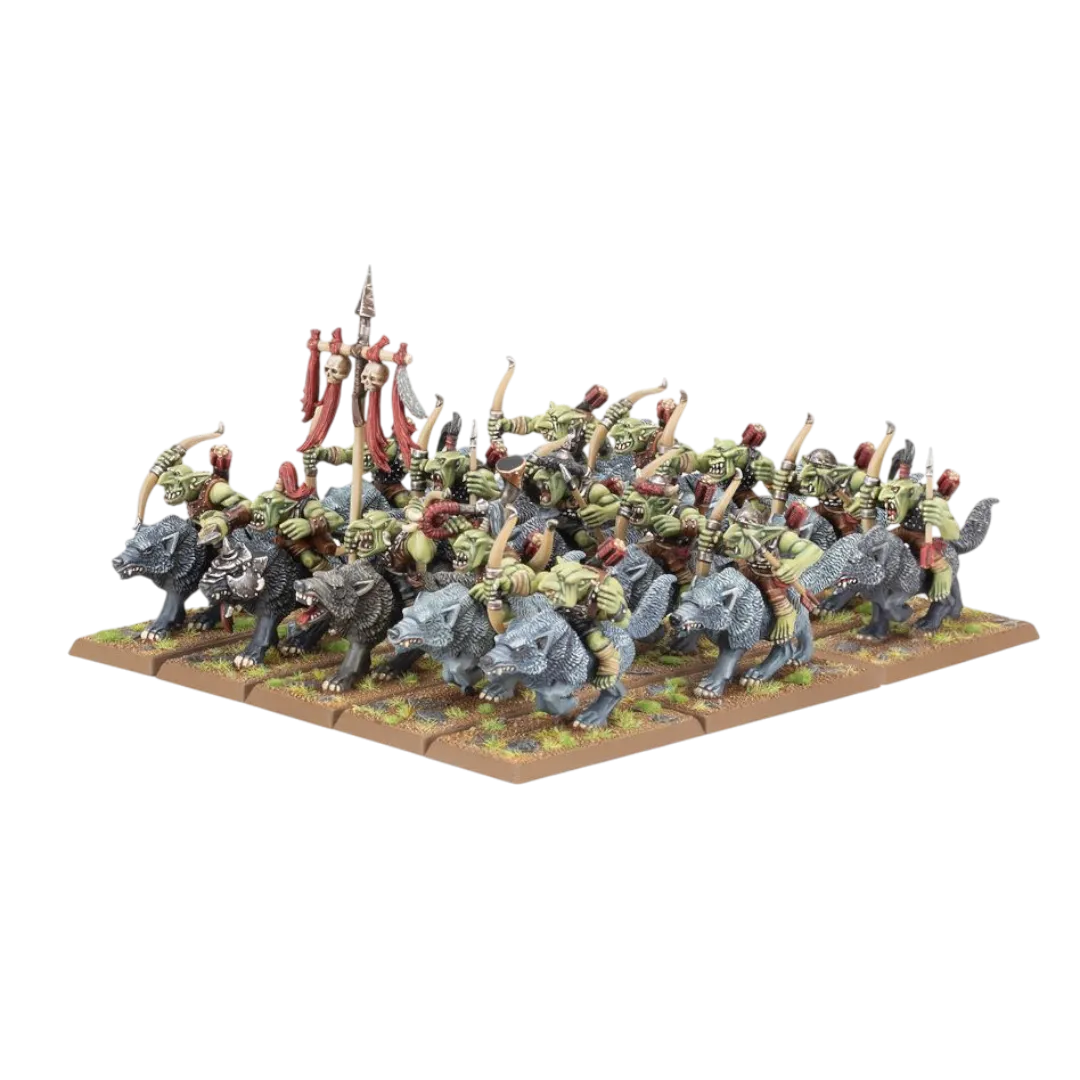 Orc & Goblin: Goblin Wolf Rider Mob-Games Workshop-Radaddel