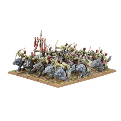 Orc & Goblin: Goblin Wolf Rider Mob-Games Workshop-Radaddel