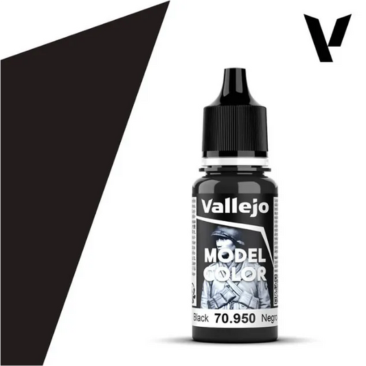 Model Color Black 18 ml (191)-Vallejo-Radaddel