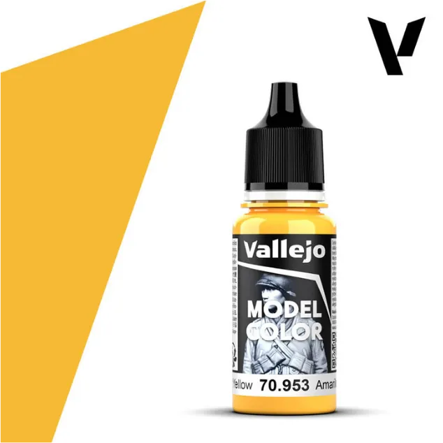 Model Color Flat Yellow 18 ml (27)-Vallejo-Radaddel