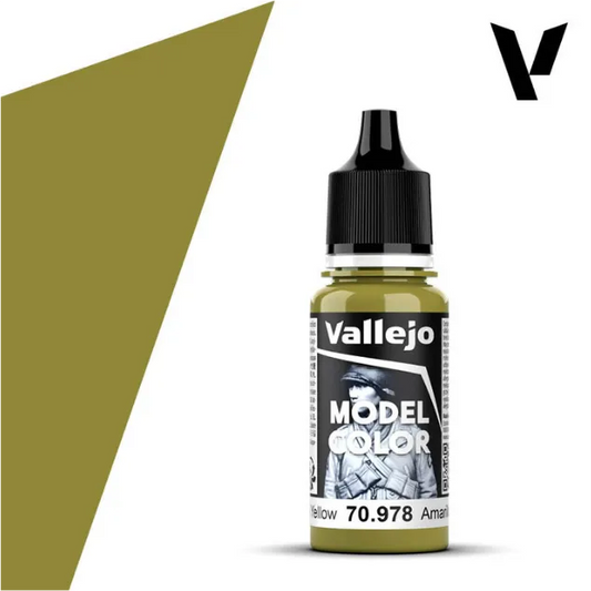 Model Color Dark Yellow 18 ml (120)-Vallejo-Radaddel