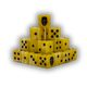 Imperial Helm Yellow Square 16mm (25 Stück)-Baron of Dice-Radaddel