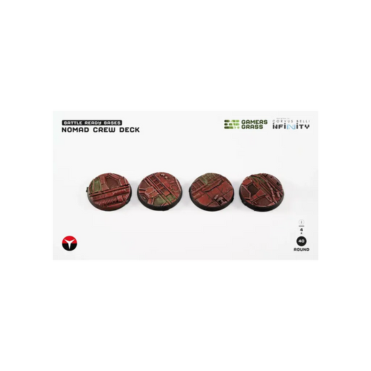 Nomad Crew Deck Round 40mm (4x)-Gamers Grass-Radaddel