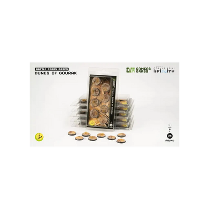 Dunes of Bourak Round 25mm (8x)-Gamers Grass-Radaddel