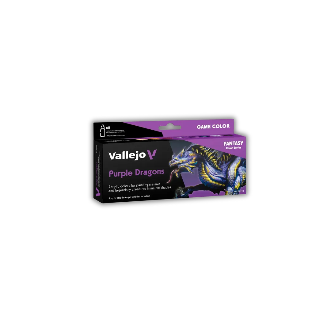 Game Color Set - Purple Dragons-Vallejo-Radaddel