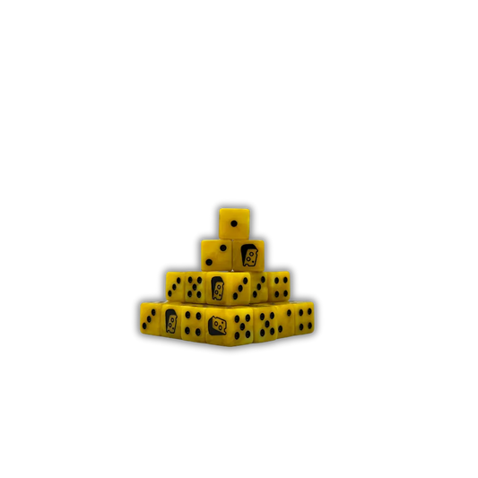 Warp Cheese Dice 16mm Square (25 Stück)-Baron of Dice-Radaddel