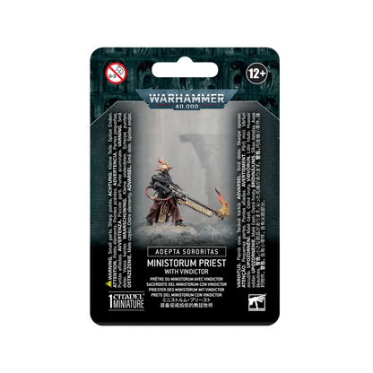 Adepta Sororitas: Ministorum Priest with Vindictor-Games Workshop-Radaddel