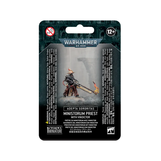 Adepta Sororitas: Ministorum Priest with Vindictor-Games Workshop-Radaddel