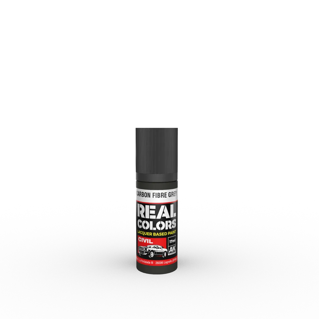 AK Real Colors Carbon Fibre Grey 17 ml-AK-Interactive-Radaddel
