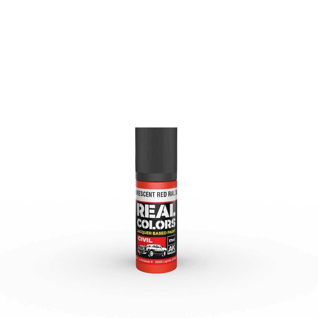 AK Real Colors Fluorescent Red RAL 3026 17 ml-AK-Interactive-Radaddel
