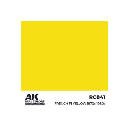 AK Real Colors French F1 Yellow 1970s-1980s 17ml-AK-Interactive-Radaddel